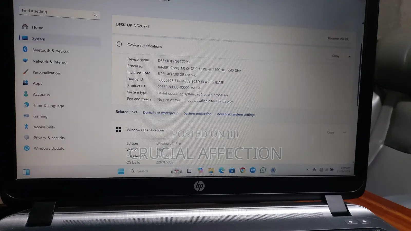 Laptop HP ProBook 450 8GB Intel Core i5 HDD 500GB