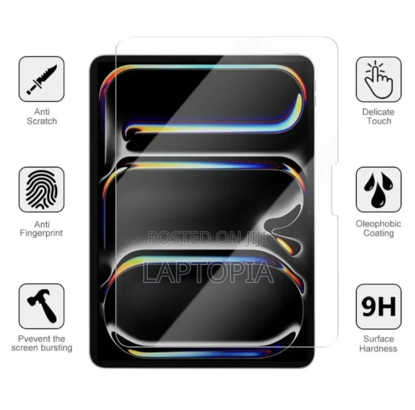 Tempered Glass Screen Protector – iPad Pro 11" (2024, M4