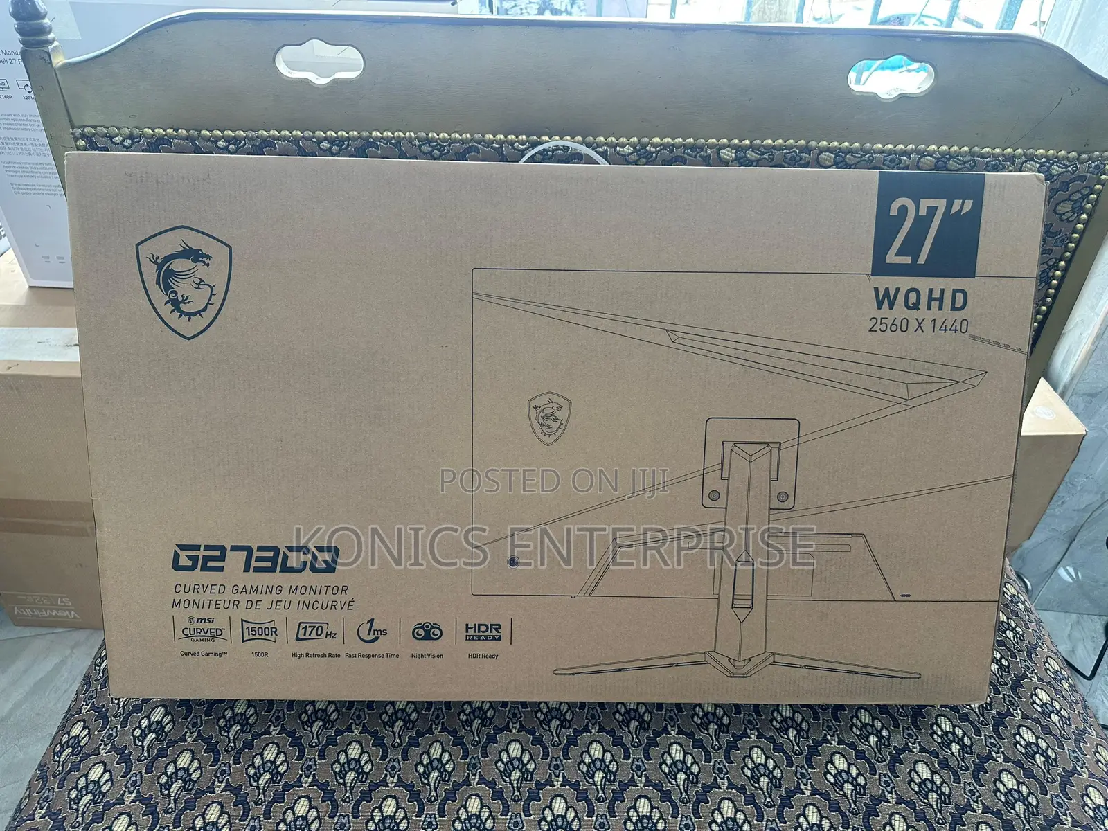 Msi G273cq, 27" Curved, Qhd, 170hz, Freesync, HDR Ready, Hdmi, Dp
