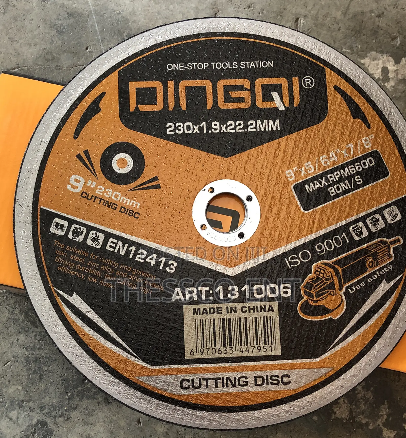 Métal Cutting Disc 9"