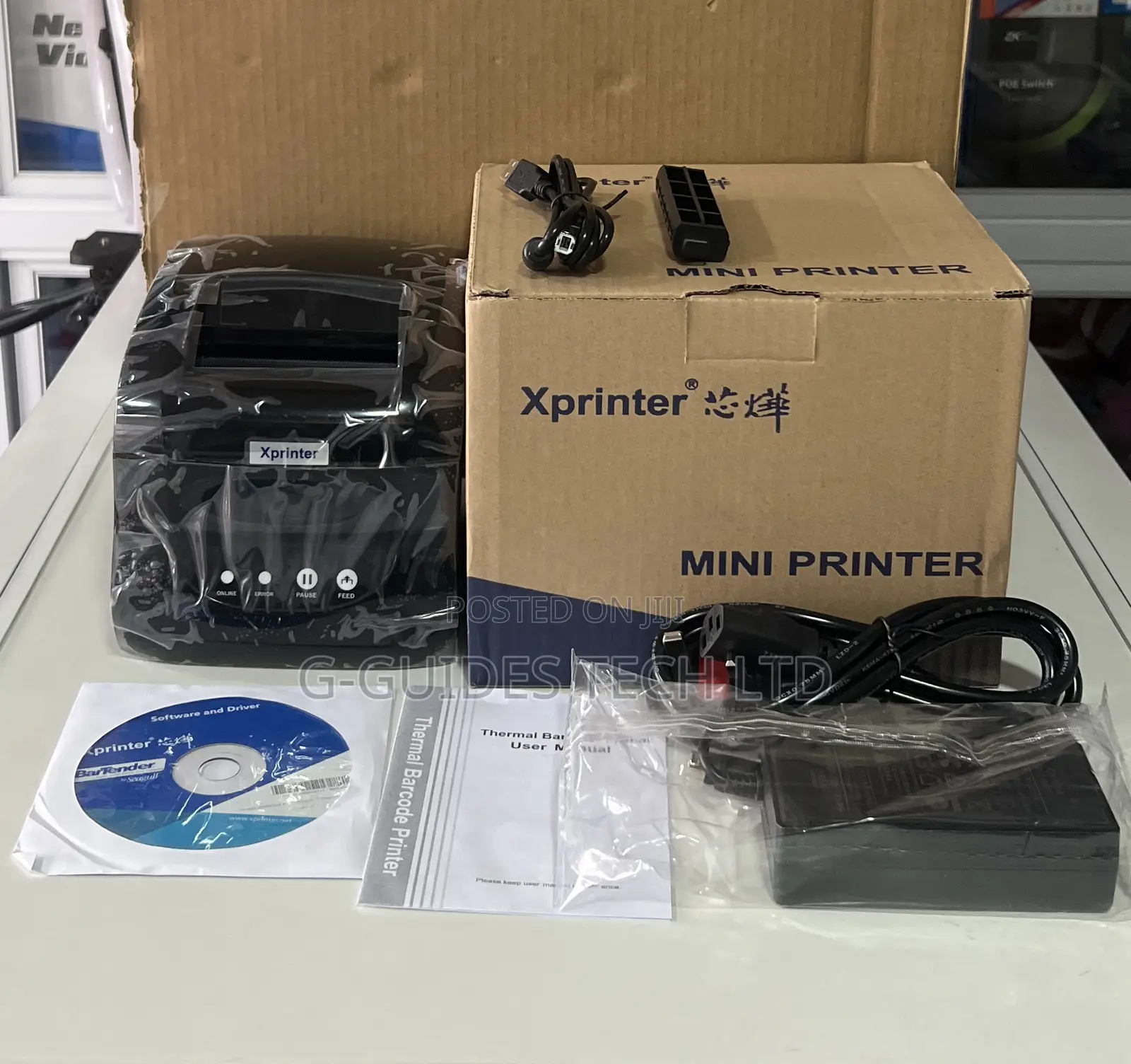 Xprinter Xp-365b Thermal Barcode Label Printer 20-82mm