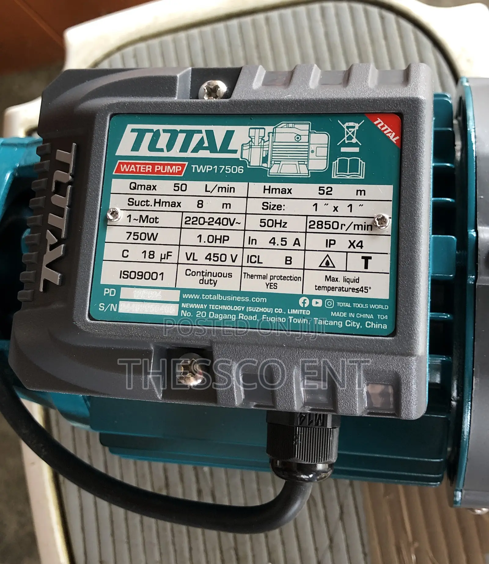 Water Pump 750w