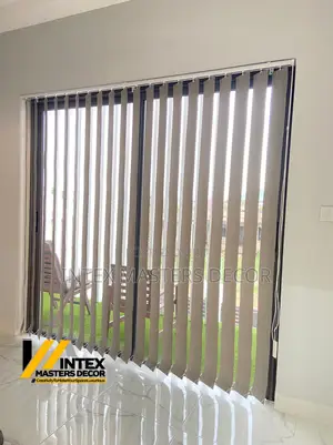 Grey Vertical Blinds