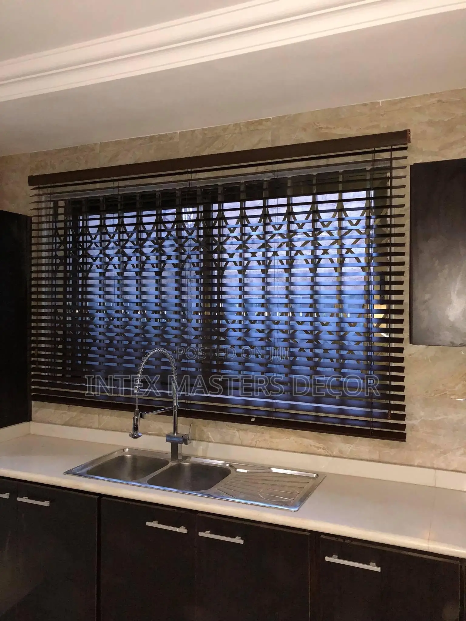 Coffee Wooden Blinds