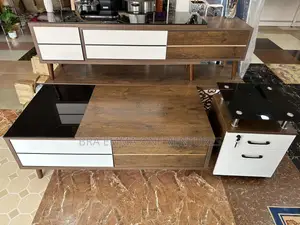 Set Of Tv Stand,Center Table And Bedside Drawer