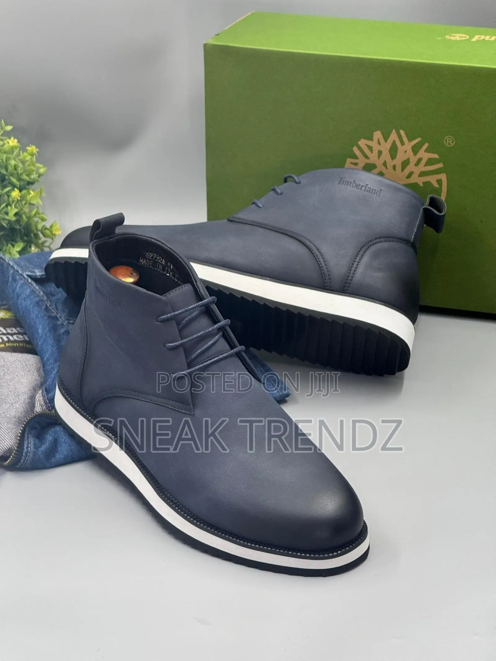 Timberland Desert Long Navy Blue Brown Black N White