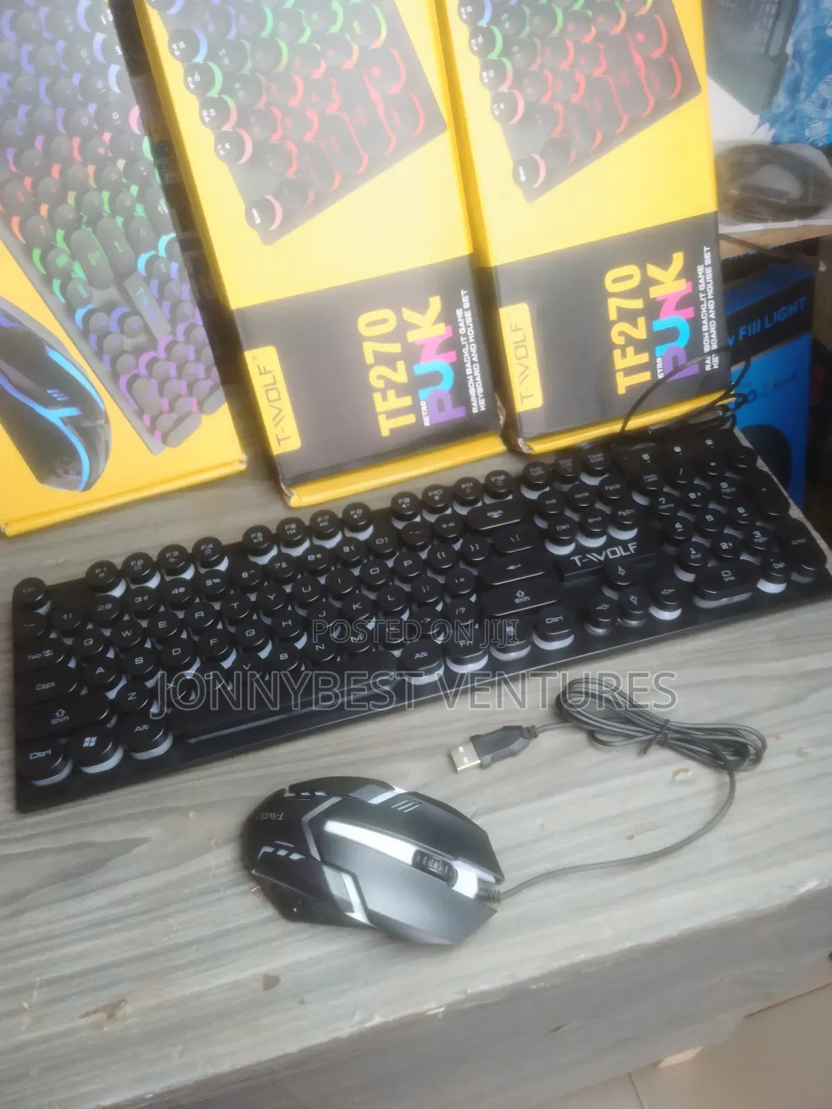 2in1 Gaming Keyboard Usb Keyboard and Mouse Backlight