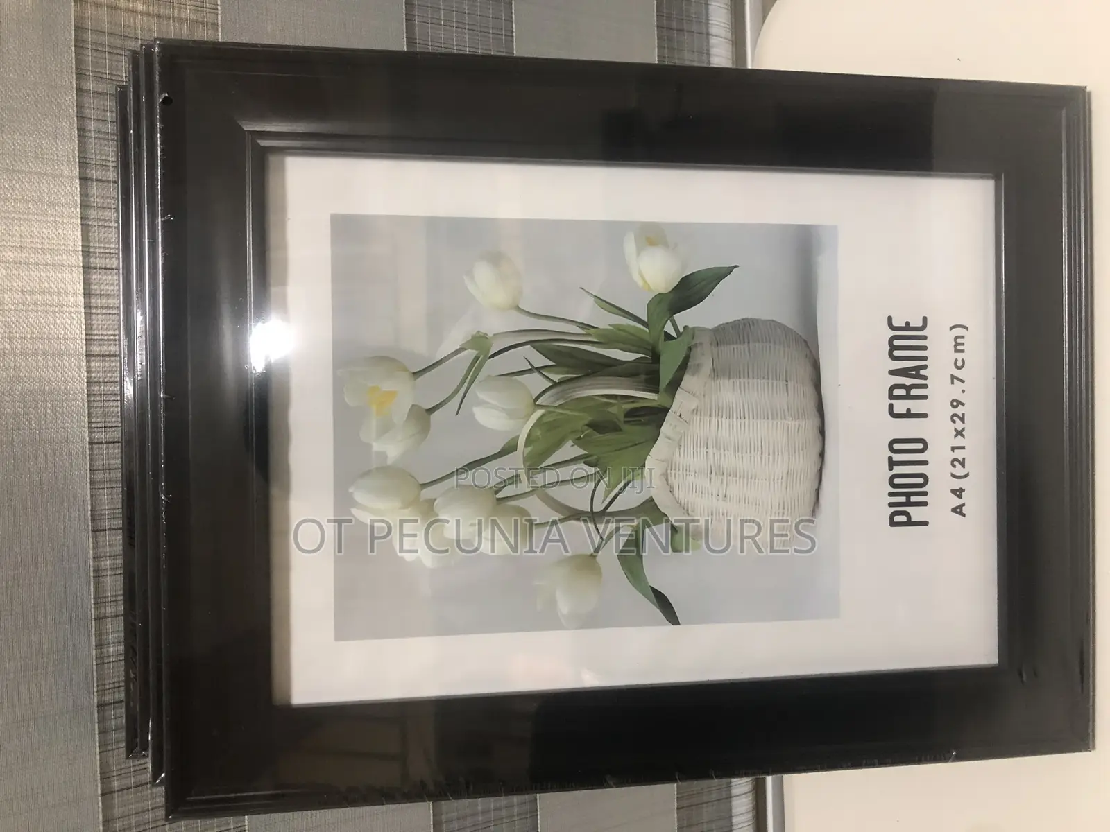 A4 Picture Frame Black Color