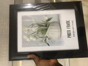 A4 Picture Frame Black Color