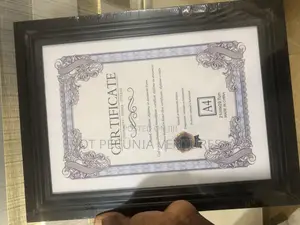 A4 Picture Frame Black Color