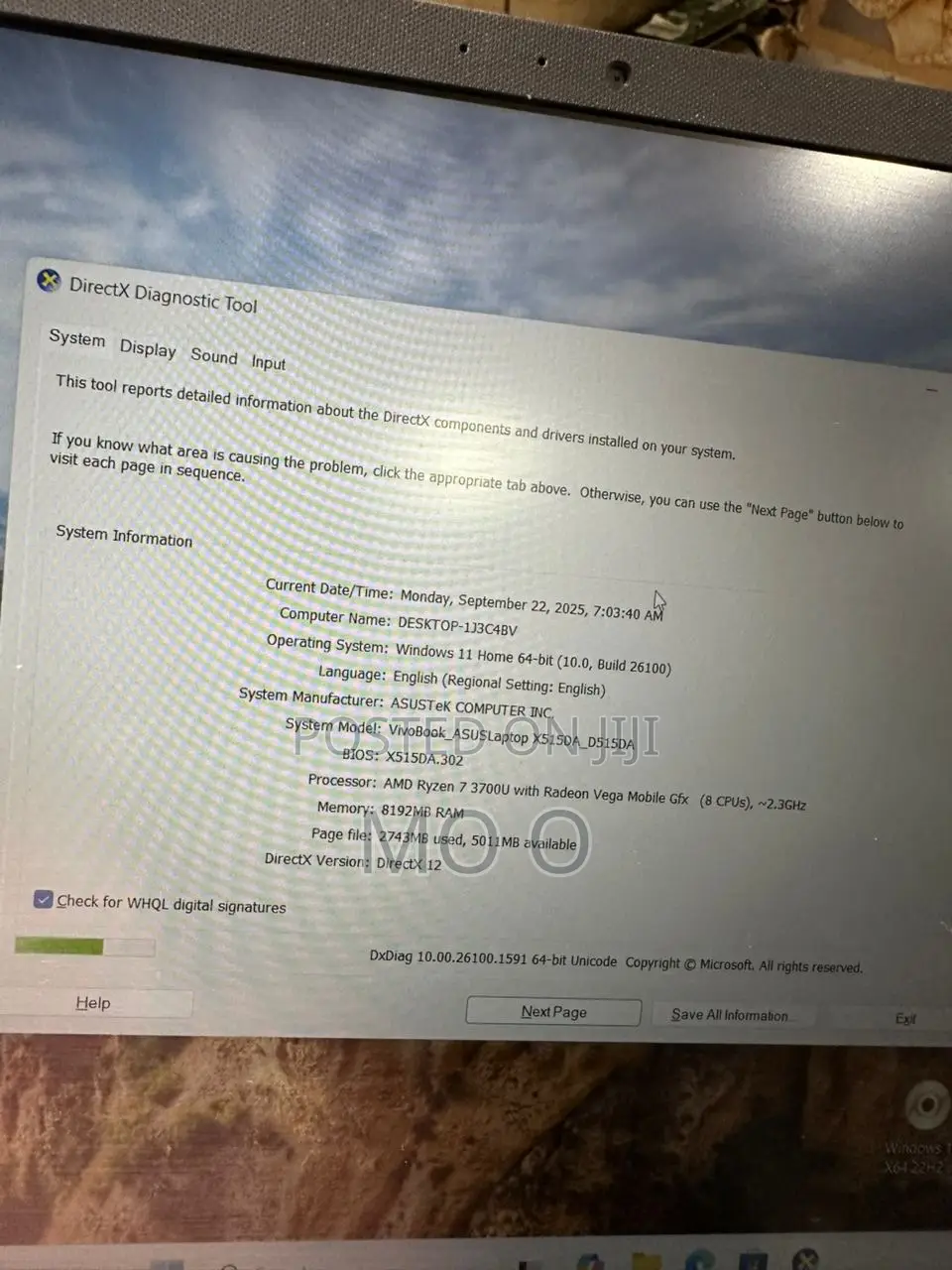 Laptop Asus X551MA 8GB AMD Ryzen 7 SSD 512GB