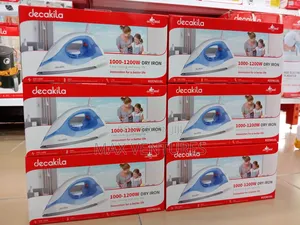 Wrinkle Remover 1200w Dry Iron Decakila