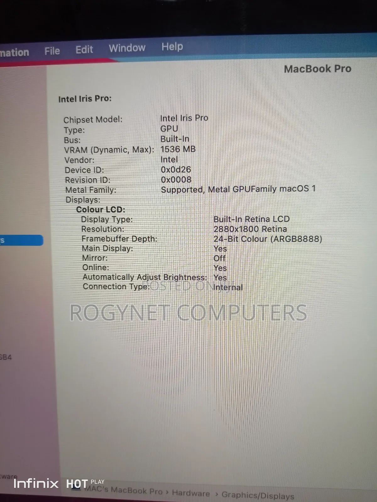 Laptop Apple MacBook 2013 8GB Intel Core i7 SSD 256GB