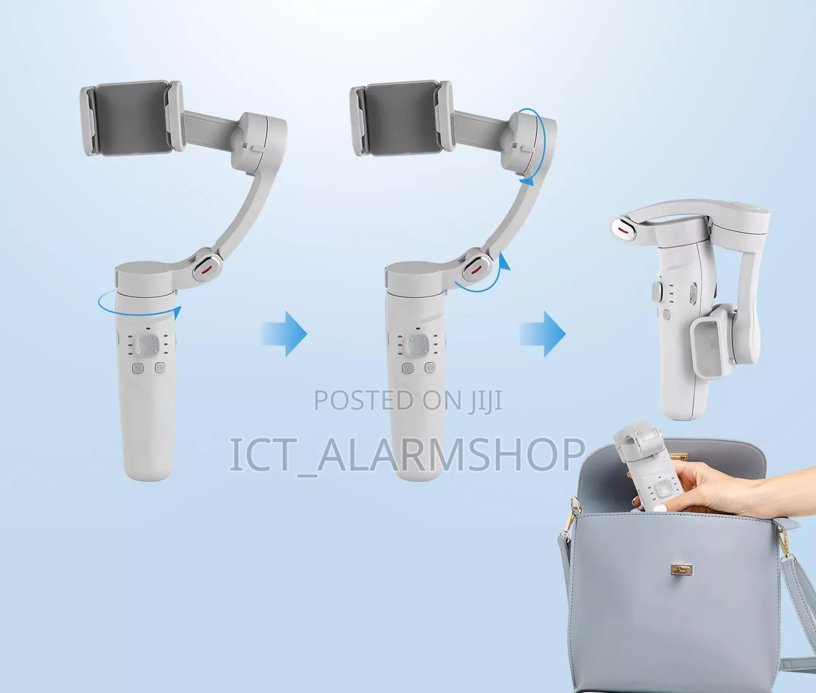 Gimbal Stabilizer Selfie Stick Holder