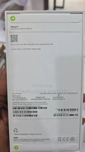 New Apple iPhone 17 256 GB Purple