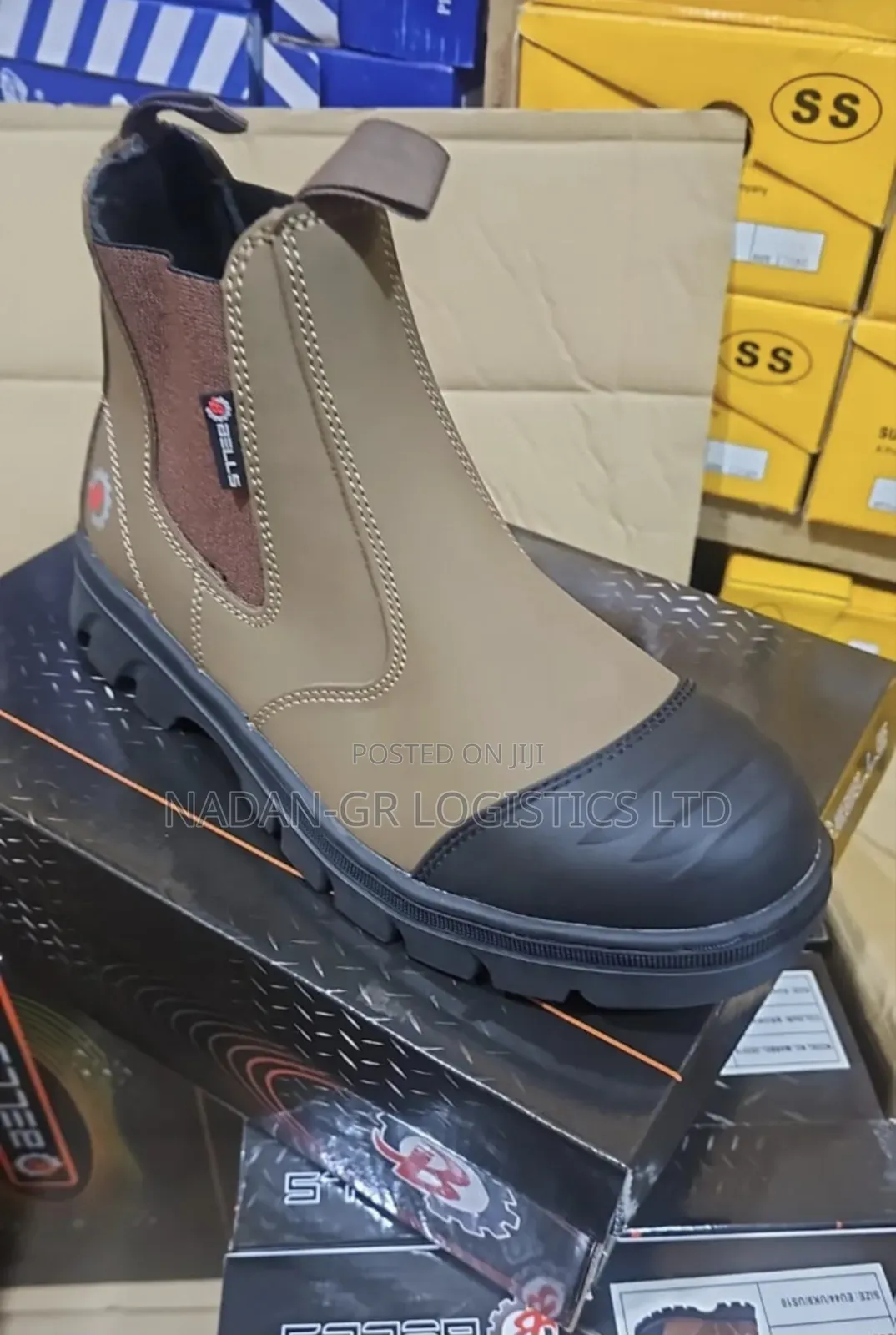 Bells Leather Safety Boot
