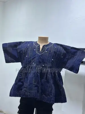 Blue Designed Northern Made Smock for Men Available