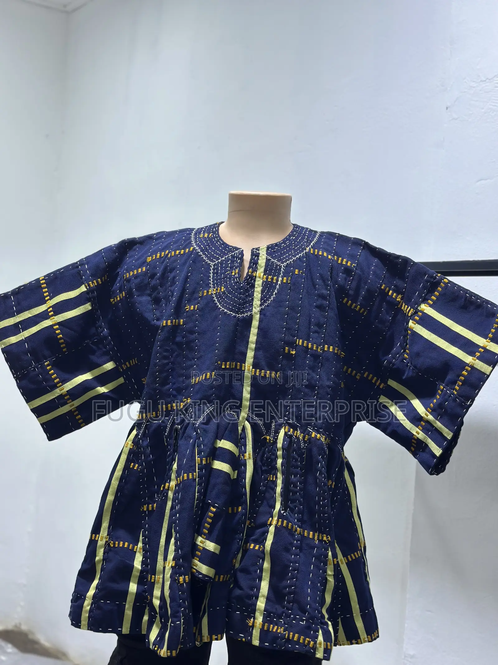 Blue Designed Northern Made Smock for Men Available
