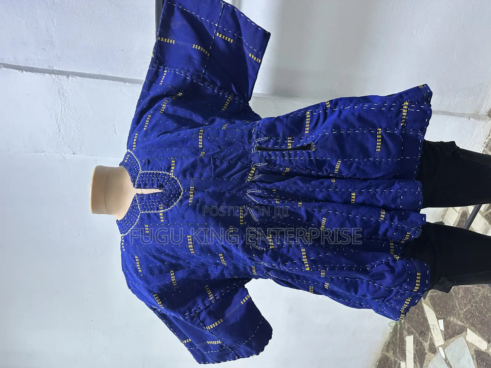 Blue Designed Northern Made Smock for Men Available