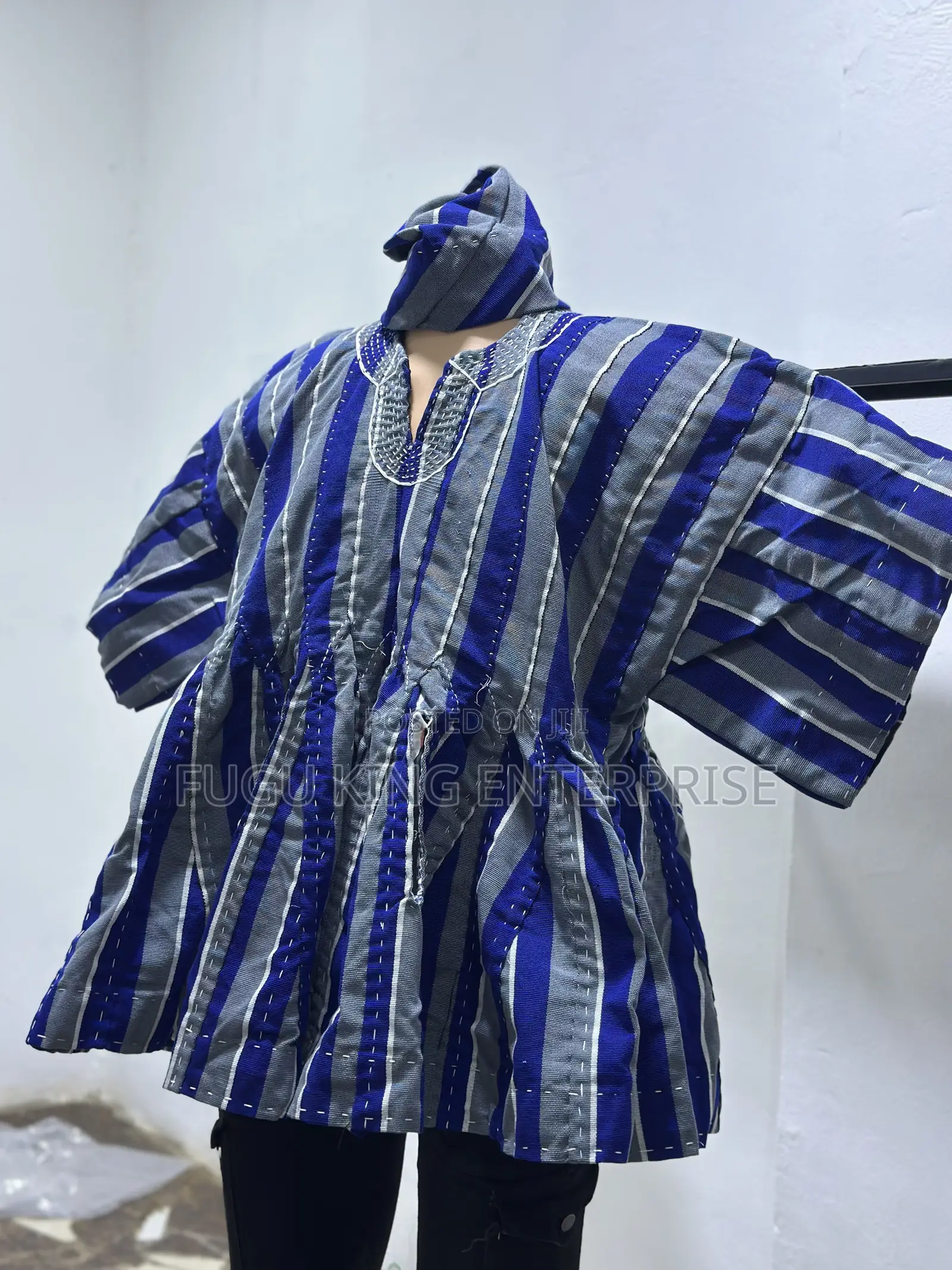 Blue Designed Northern Made Smock for Men Available