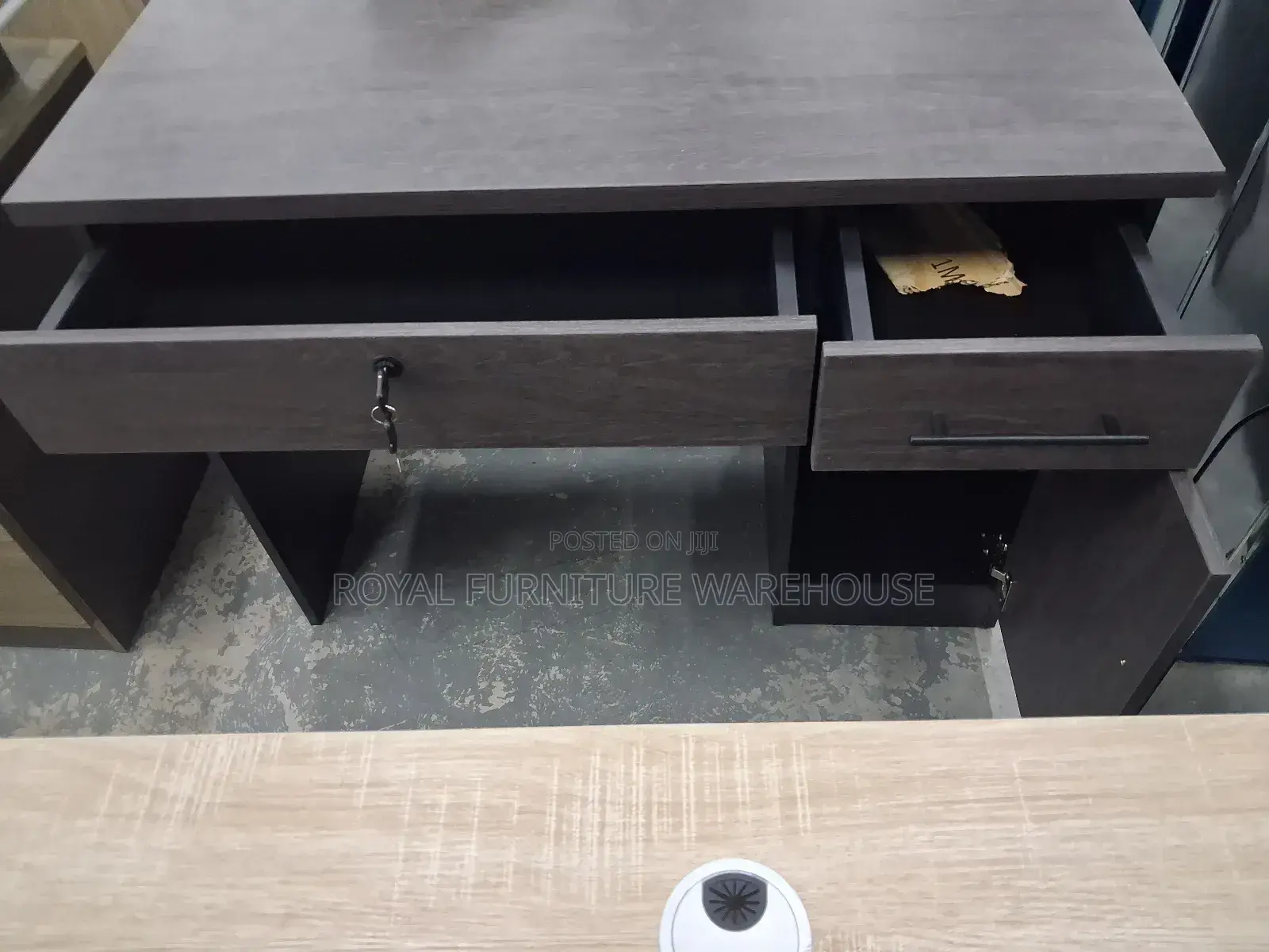 Dull Colored Black Office Desk