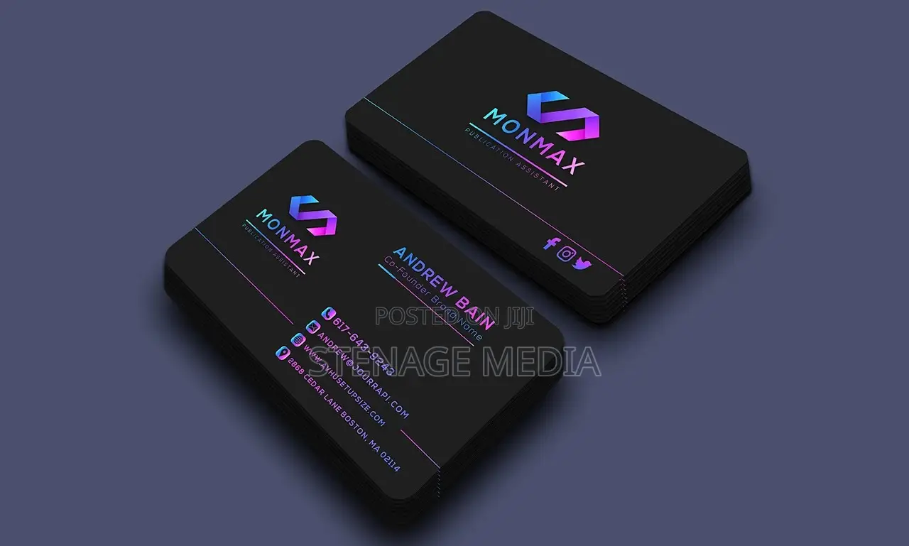 Business Card Design – Custom, Modern Cards for Every Business