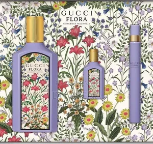 Gucci Flora Gorgeous Magnolia Eau De Parfum Gift Set.