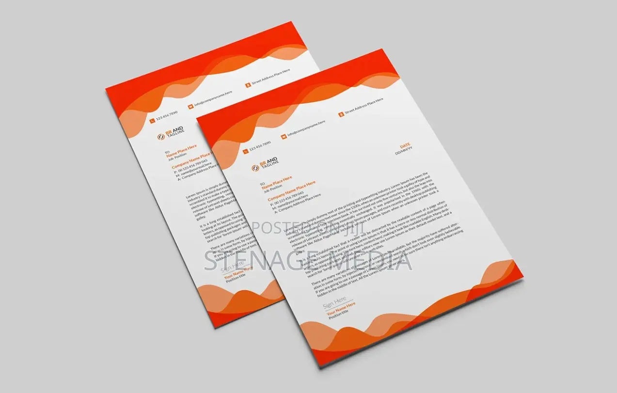 Letterhead Design – Professional Custom Business Stationery