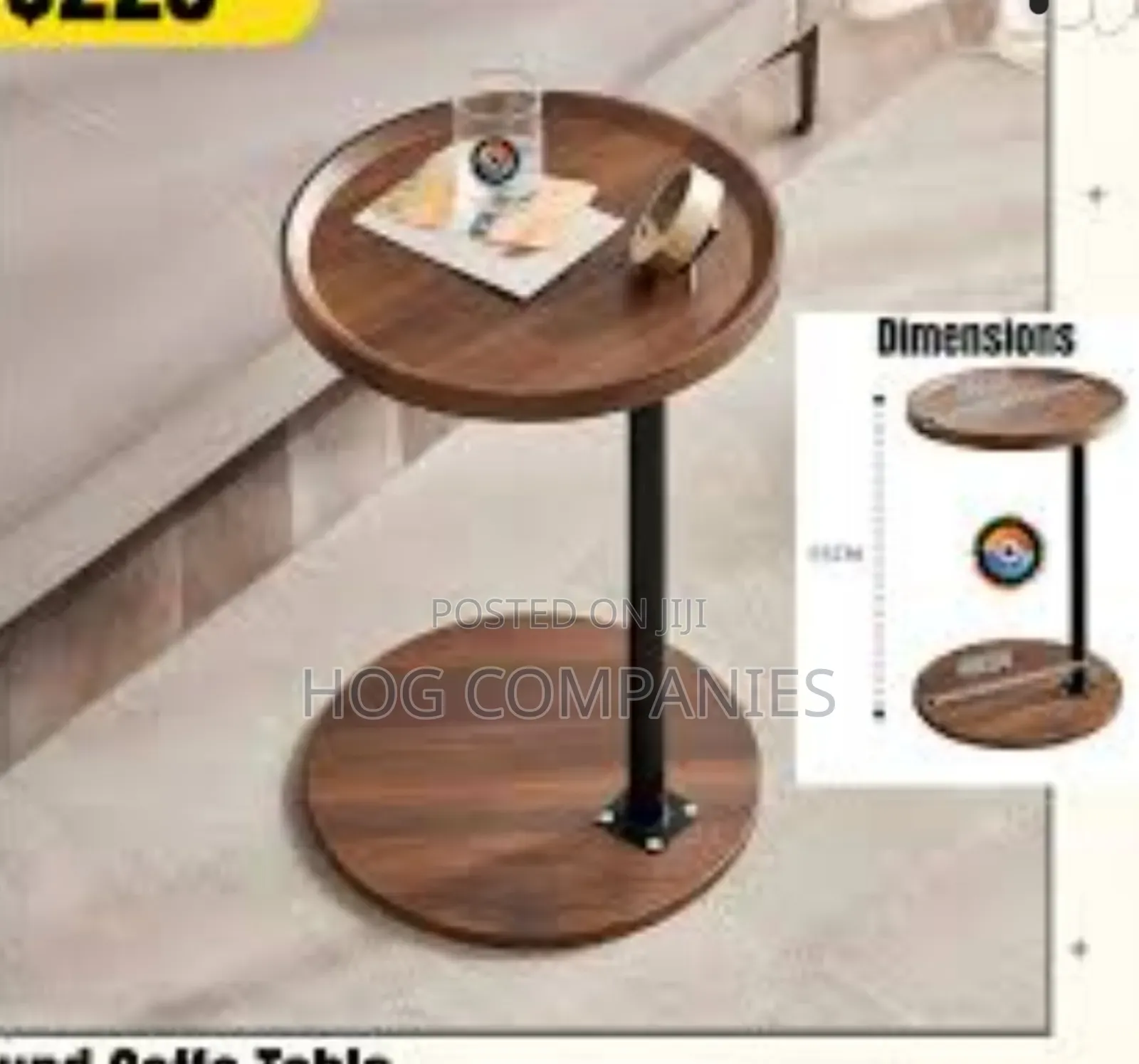 Compact Side Coffee Table in Accra -Fast Delivery in 2 Hours