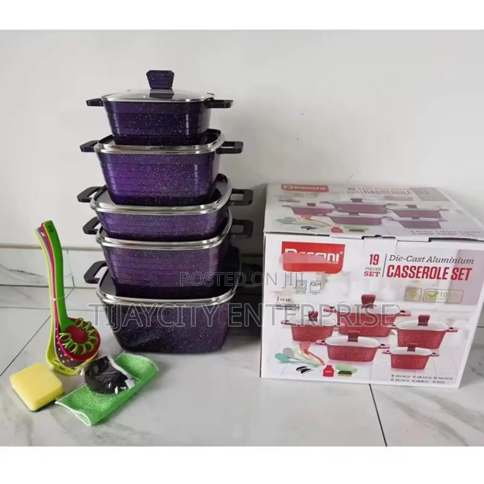 19pcs Casserole Set