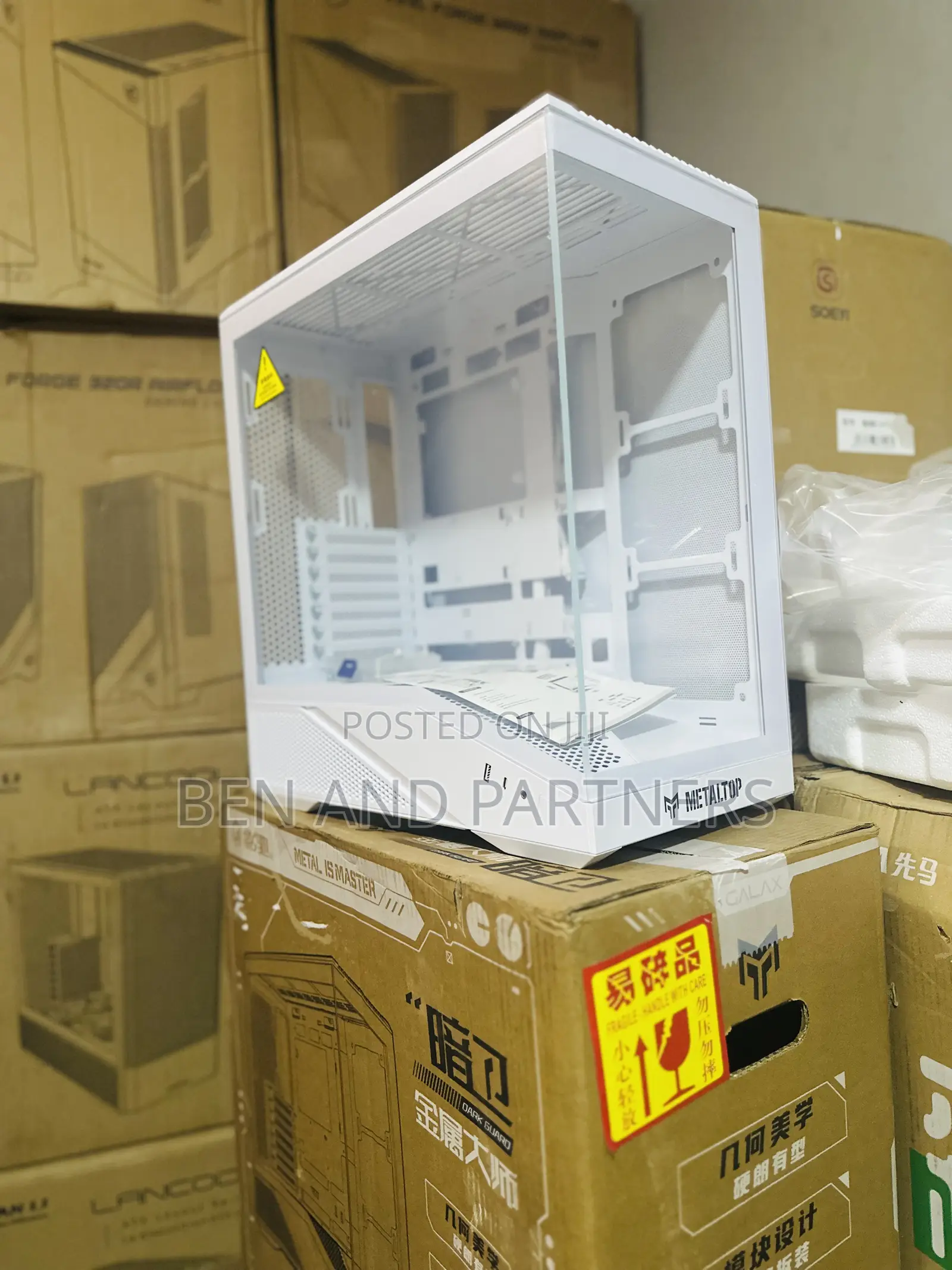 Galax Dark Guard Atx Pc Case, Type-c & Back Connect Support