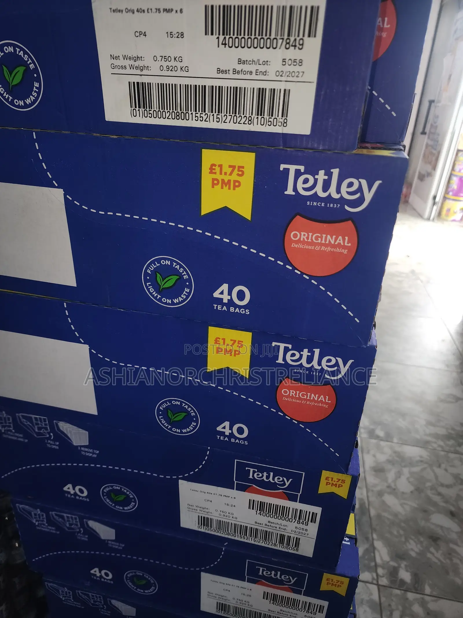 Tetley Decaffeinated Tea