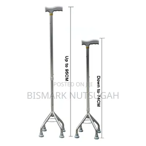 Portable Four Stand Walking Stick