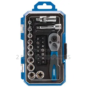 Draper Socket Set 1/4 Drive Metric 27pc 4-13mm X27 Crimping Plier