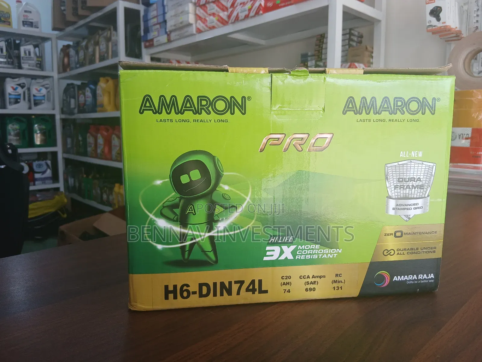 15 Plates 12volts 74ah Amaron Battery