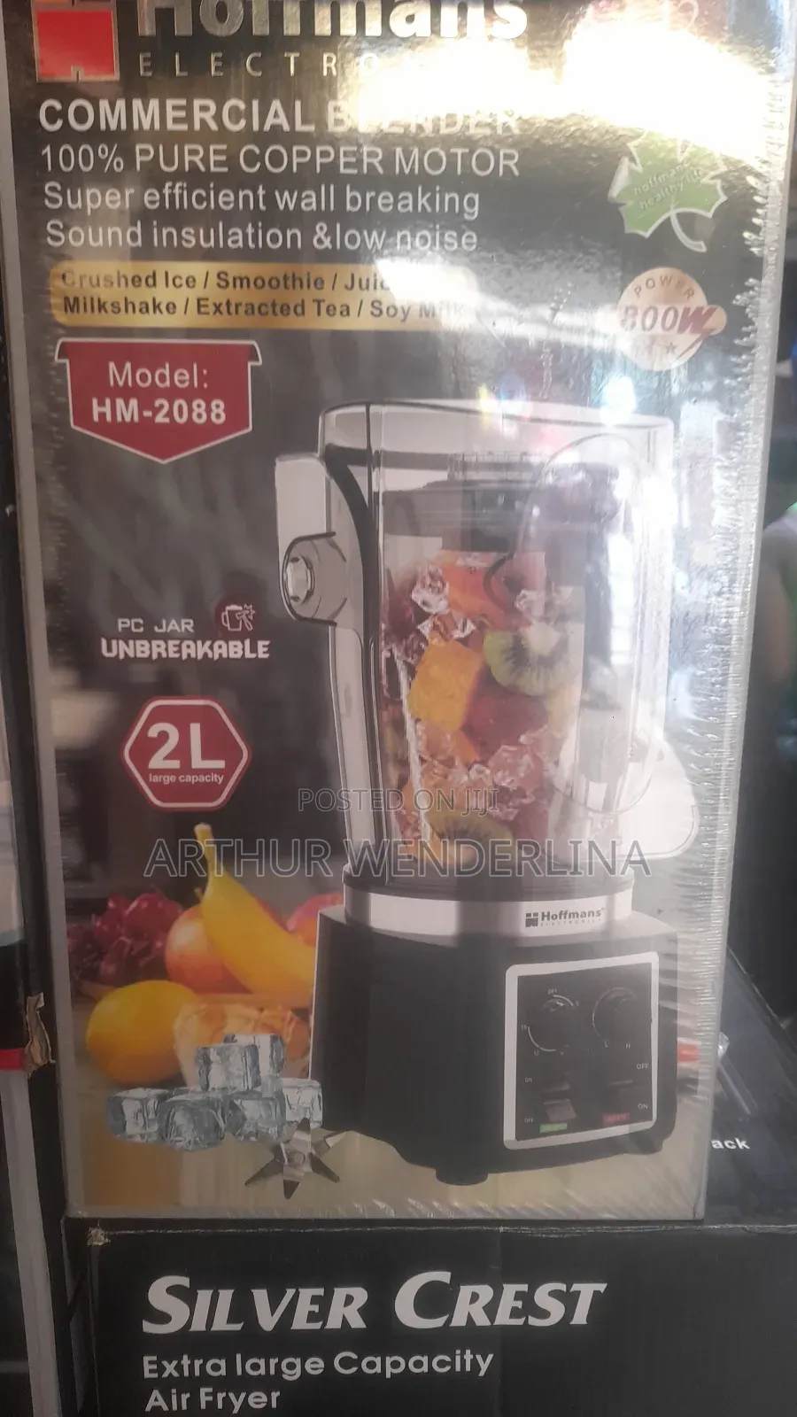 Hoffmans Quality Blender Commercial (2liters)