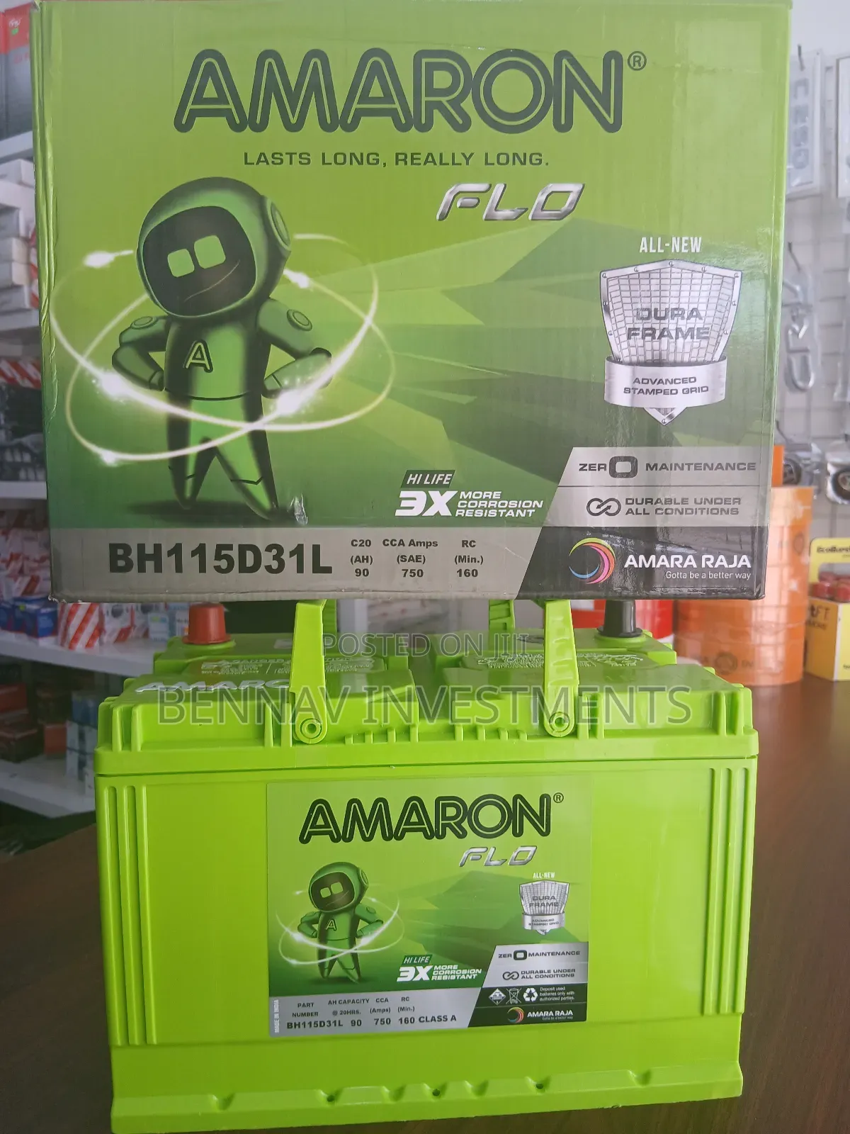 17 Plates 12volts 90ah Amaron Battery