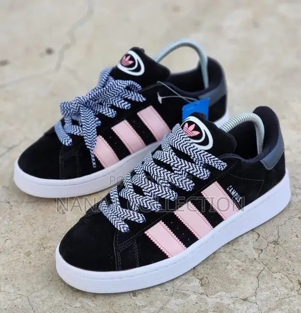 Adidas Campus Black Pink for sale - NANA1 COLLECTION  Price: GH 490 on  Jiji.com.gh [Accra Metropolitan]