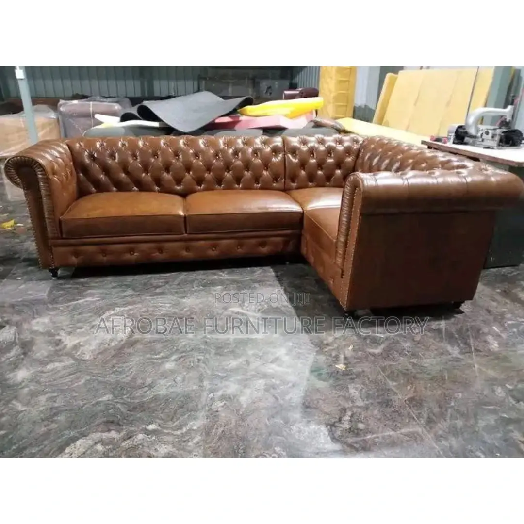 Chesterfield Leather Sofa Quality From Factory