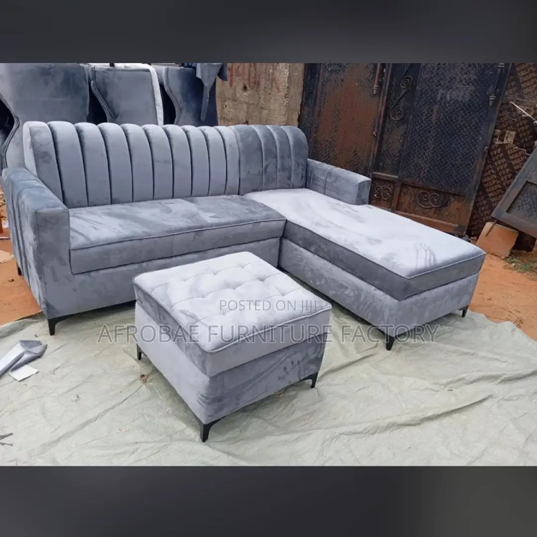 Quality Minimalist L - Shaped Sofa Set (Free Delivery in Ejisu Juaben)
