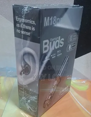 M18 Bluetooth Earbuds With Torch