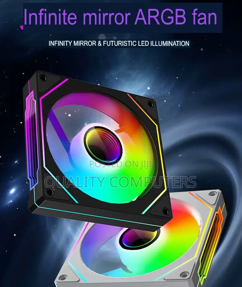 Argb Gaming Desktop Fans (Lovingcool, Infinite Mirror,120mm)