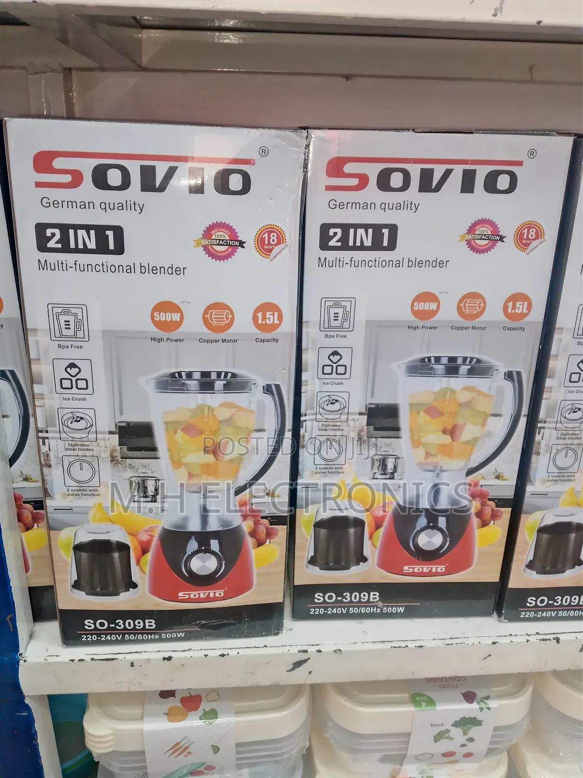 Brand New Sovio Blender 1.5 Litres in Accra Metropolitan - Kitchen ...