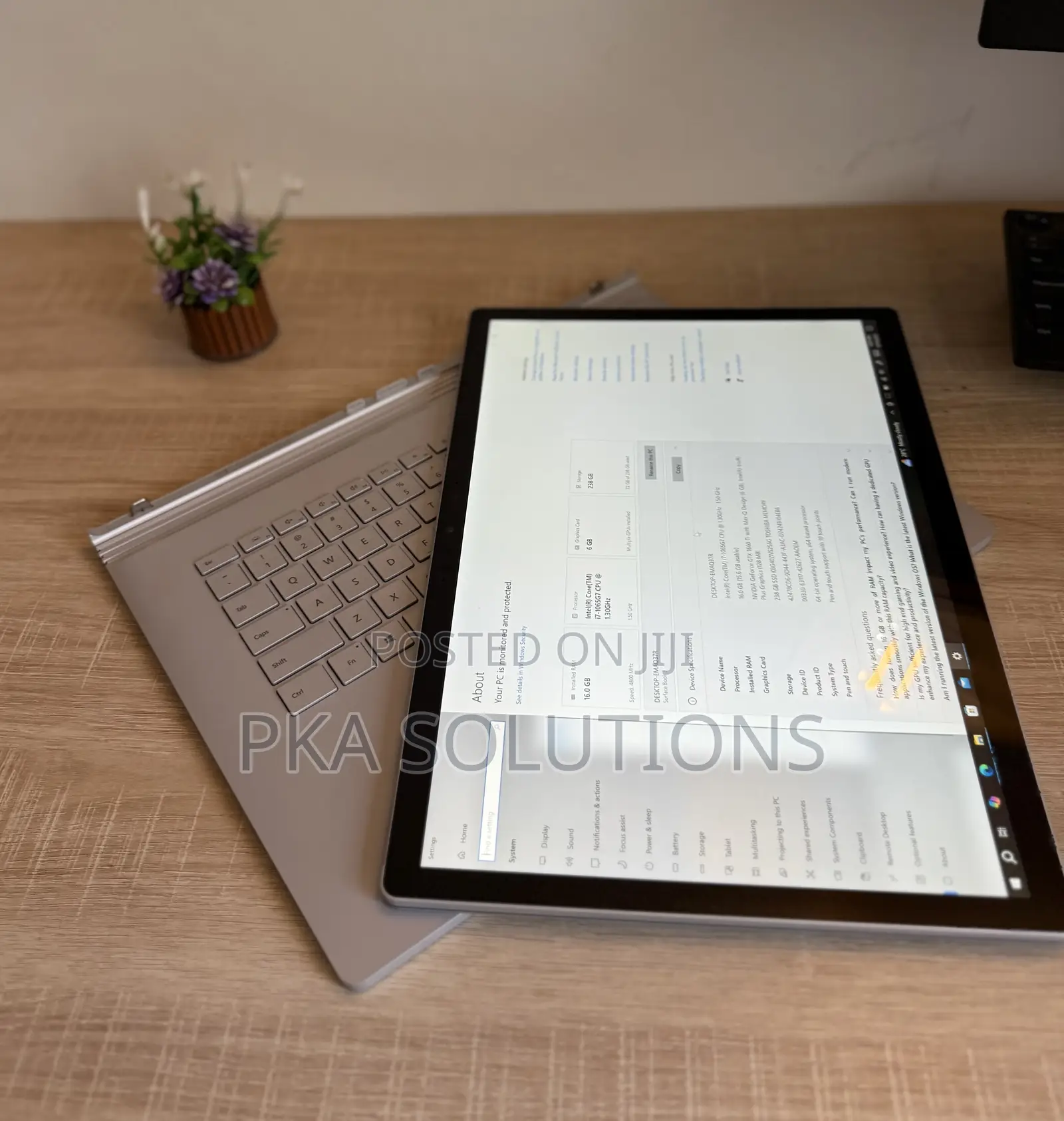Laptop Microsoft Surface Book 3 16GB Intel Core I7 SSD 256GB