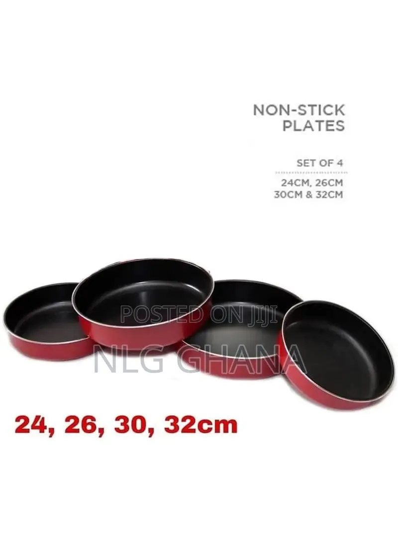 Professional Non-Stick Round Cake Pan Set, Heavy-Duty. Ghx6823