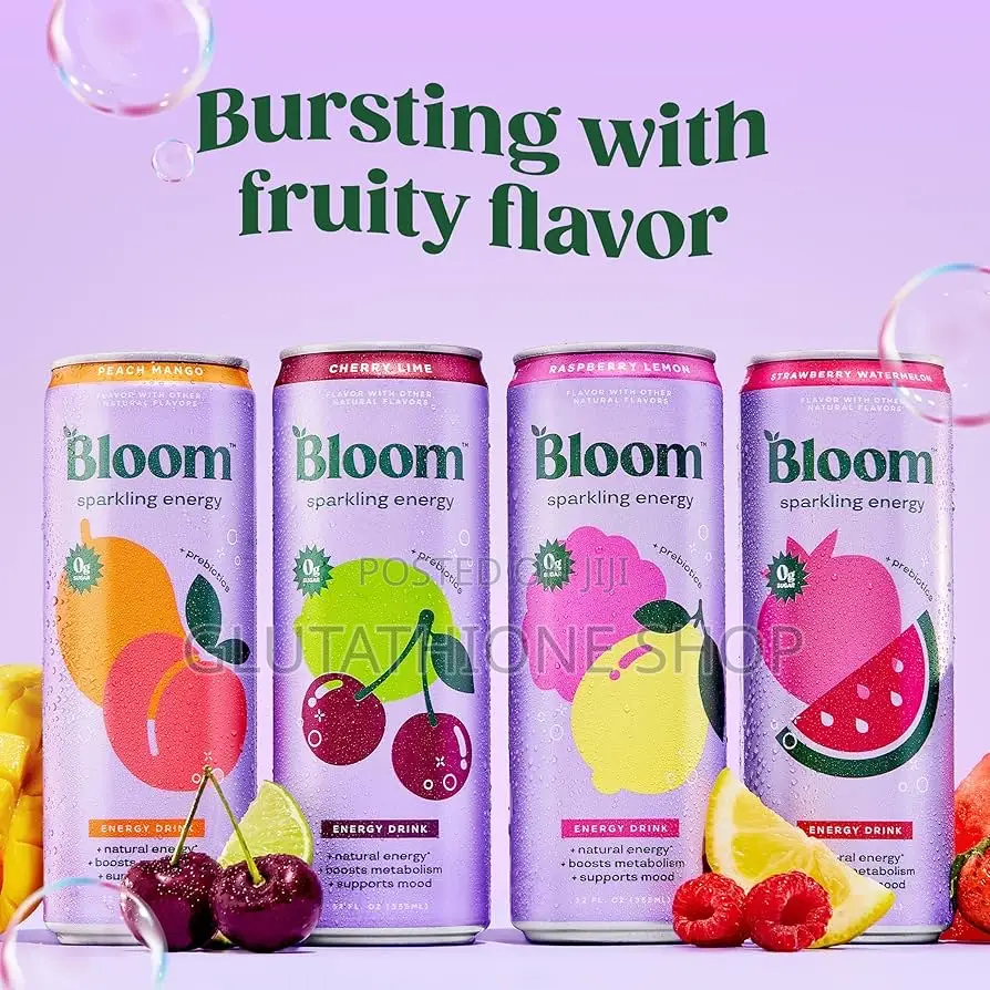 Bloom Nutrition Sparkling Energy Drink