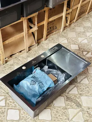 Black Cabinet Sink_ Single Bowl Single Arm Sink