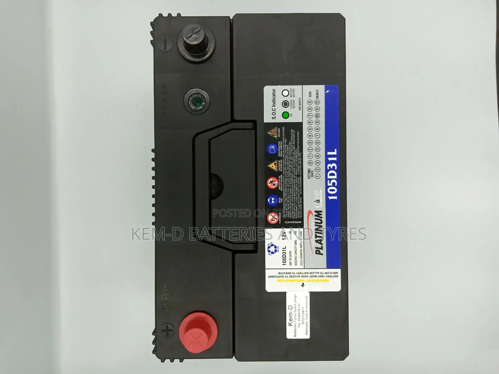 17 Plates Platinum Car Battery For Diesel Cars