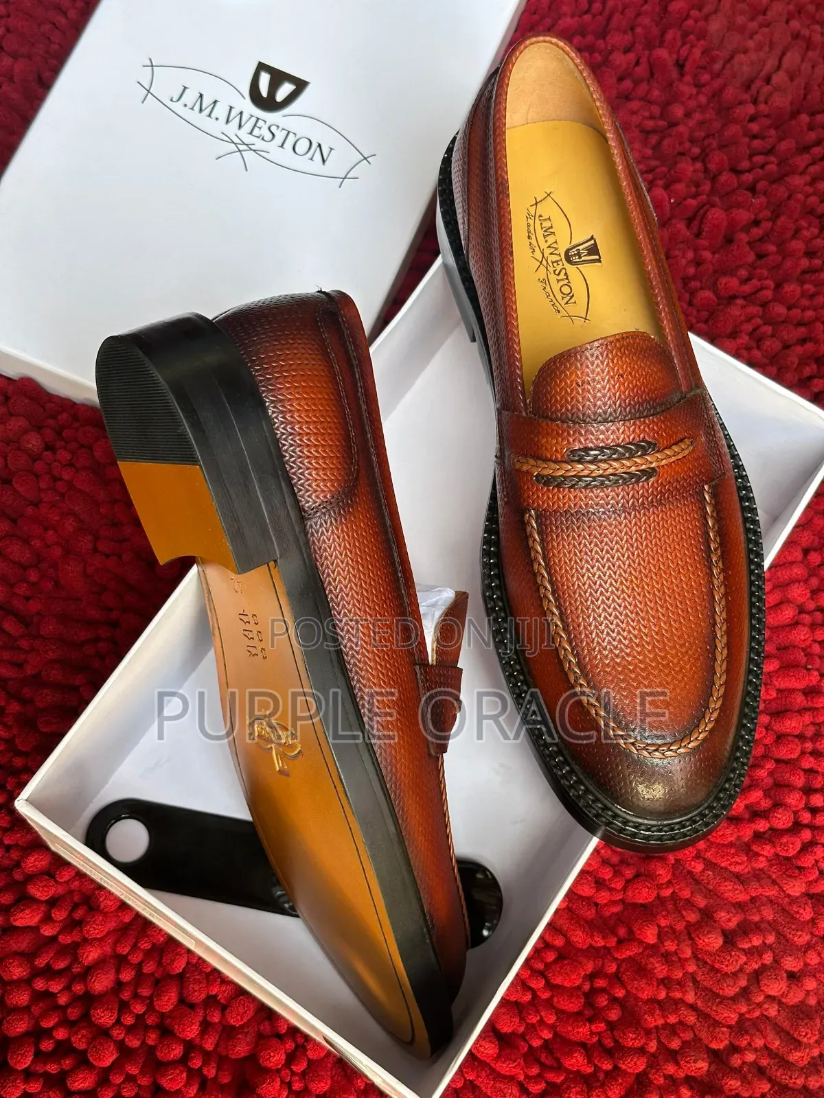 Brown Multi-Tonal J.M. Weston Loafer