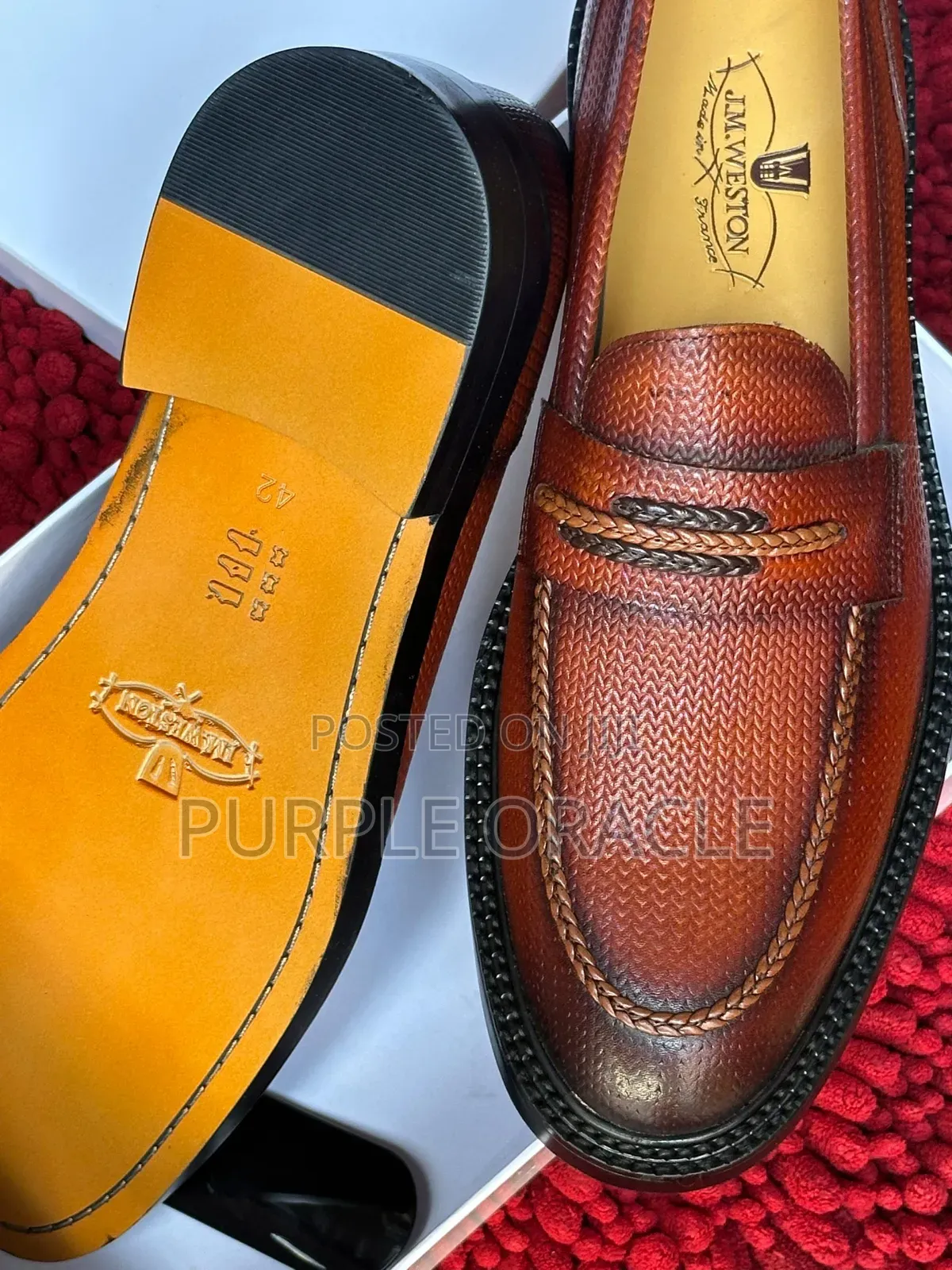 Brown Multi-Tonal J.M. Weston Loafer